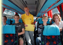 Wir betreuen unsere Sprachschüler auf allen Busreisen