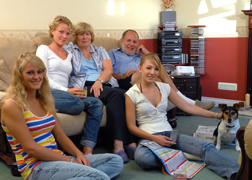 Jederzeit k�nnen sich unsere Sch�ler an ihre Gastfamilien wenden